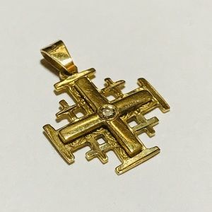 18k Cross Jerusalem